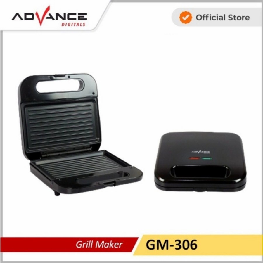 Advance GM-306 Grill Maker Pemanggang Daging Sosis Roti new original.