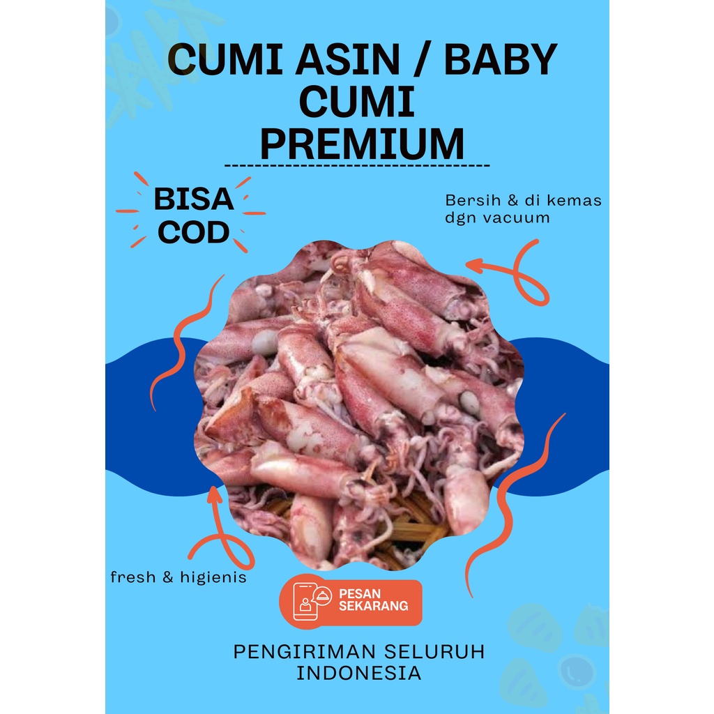 

Baby Cumi Asin Kualitas Super Premium 250gr