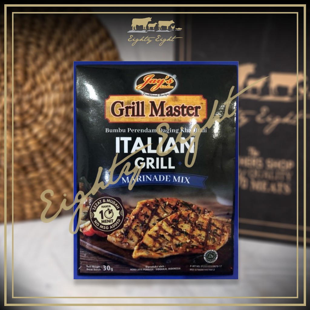 

GRILL MASTER ITALIAN GRILL MARINATED / MARINASI BEEF STEAK 30GR