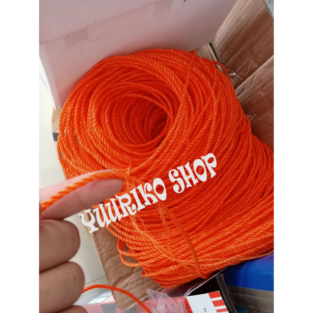 Tali Tambang kecil 4mili Kuat Bahan plastik tali ikat
