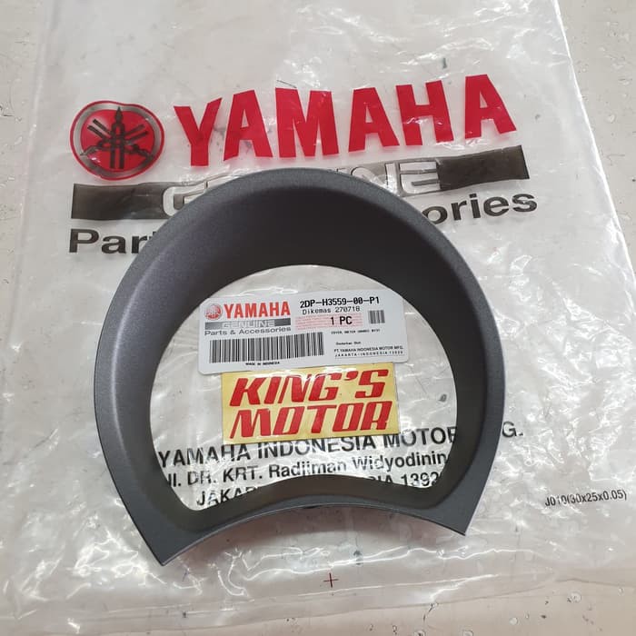 frame,bingkai,cover spido speedometer kilometer NMAX ABU GELAP ORI YGP