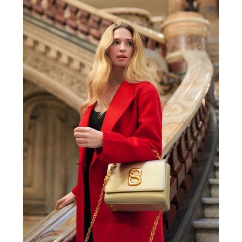 NEW ALVA BAG GOLD BUTTONSCARVES