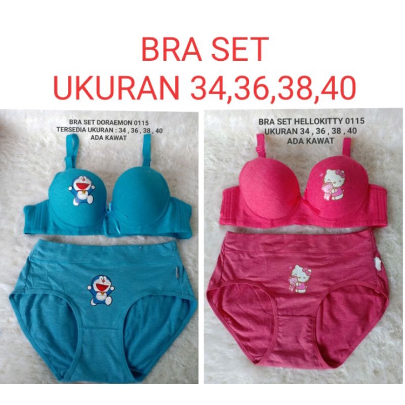 BRA SET HELLOKITTY/BRA SET DORAEMON/BRA SET/DALEMAN HELLOKITTY/DALEMAN DORAEMON/HELLOKITTY/DORAEMON/