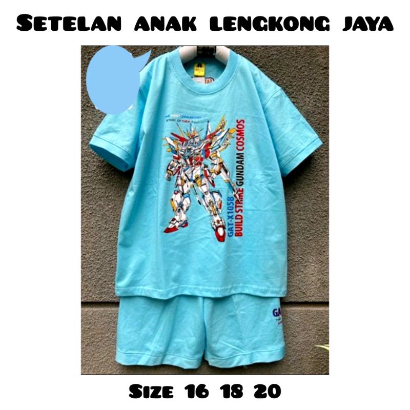 SETELAN ANAK LAKI LAKI LENGKONG JAYA | SIZE ANAK 8 - 11 TAHUN