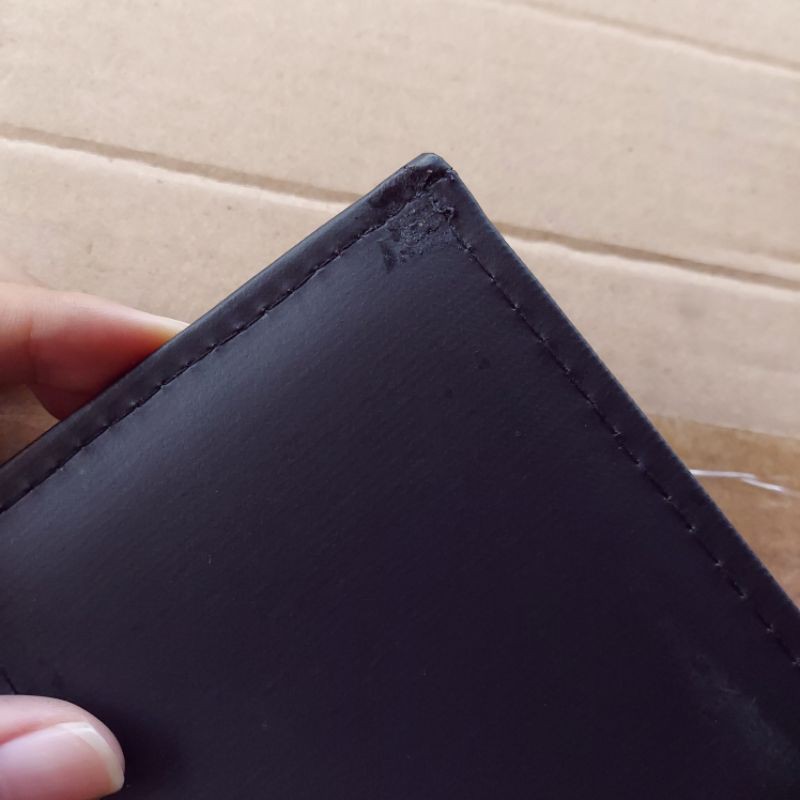 (REJECT / DEFECT) Dompet Pria Lipat Kulit Sintetis Murah-7
