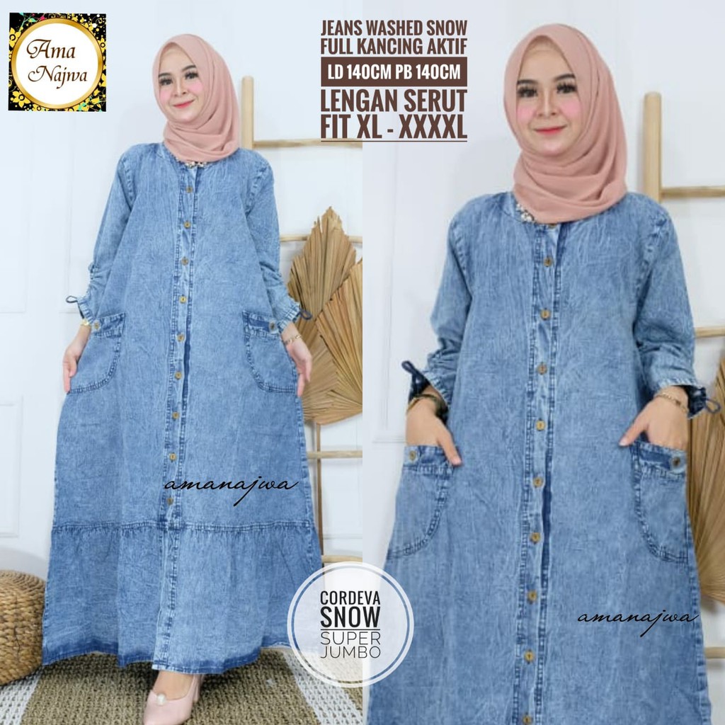 Dress Cordeva Snow Super Jumbo - ama Najwa
