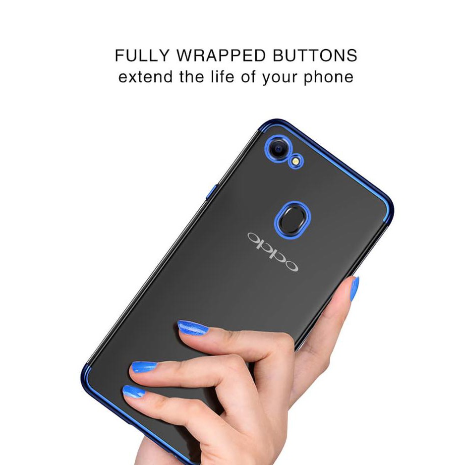 CASE OPPO F7 PRO PLUS SOFTCASE CASING COVER ULTRA THIN TPU PLATING