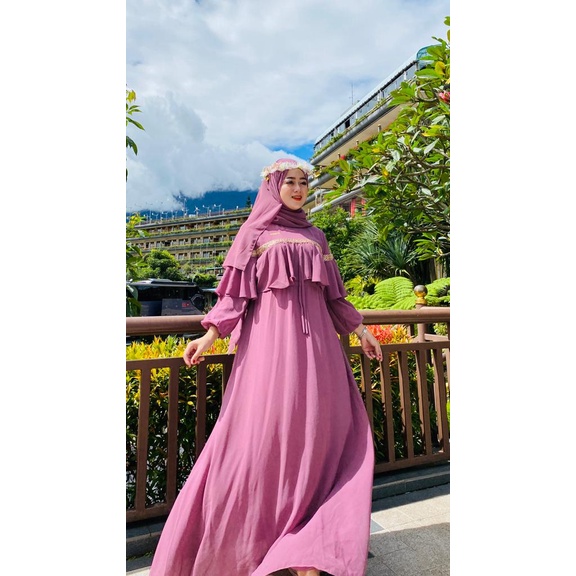 GAMIS SANDRINA TERBARU ELLA TRENDY