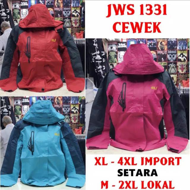 Jaket JWS gunung/outdoor cewek import 02