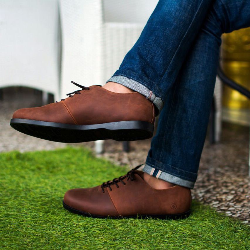 ARMAN Sepatu Formal Pria Kulit Asli pria coklat