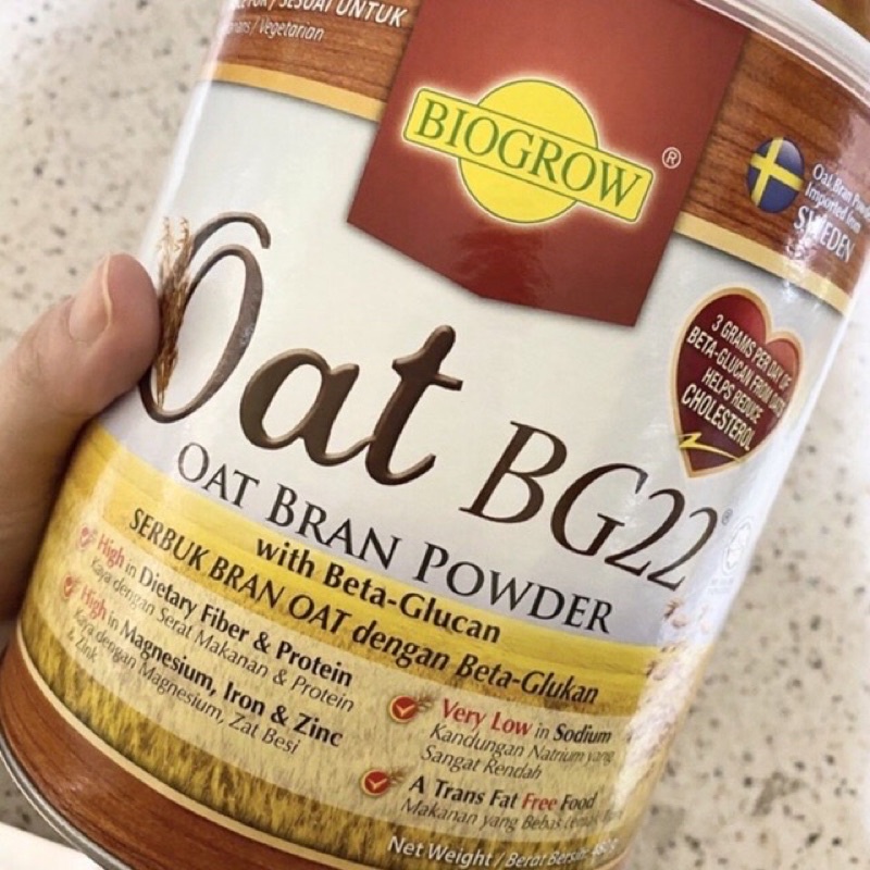 

Biogrow Oat BG22 Oat Bran Powder 480g