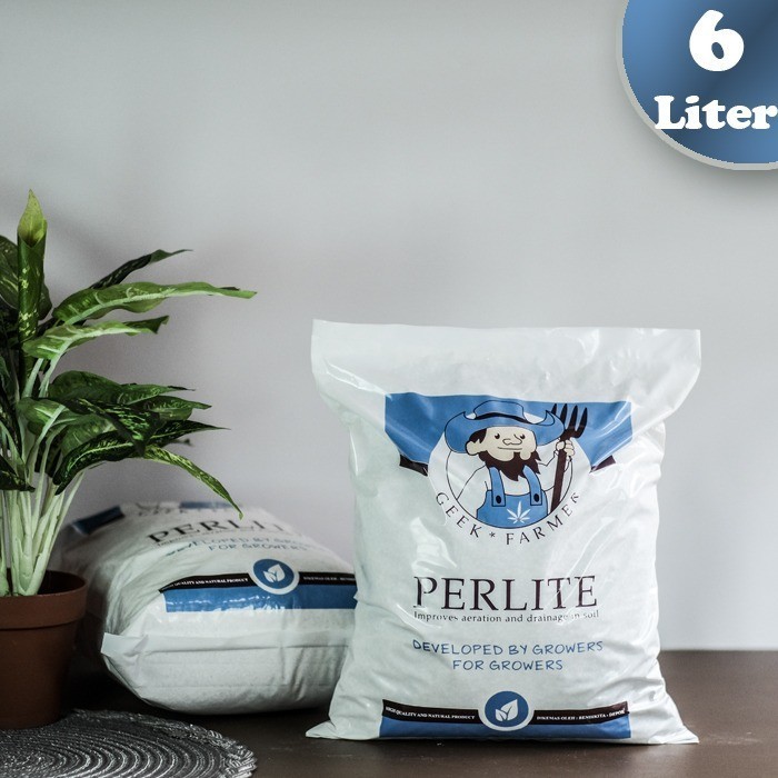 Perlite 3-8mm Media Tanam 6 Liter - Geek Farmer