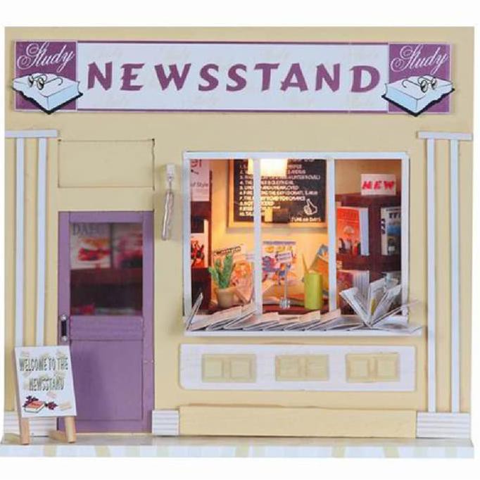 DIY DOLLHOUSE HONGDA NEWSSTAND