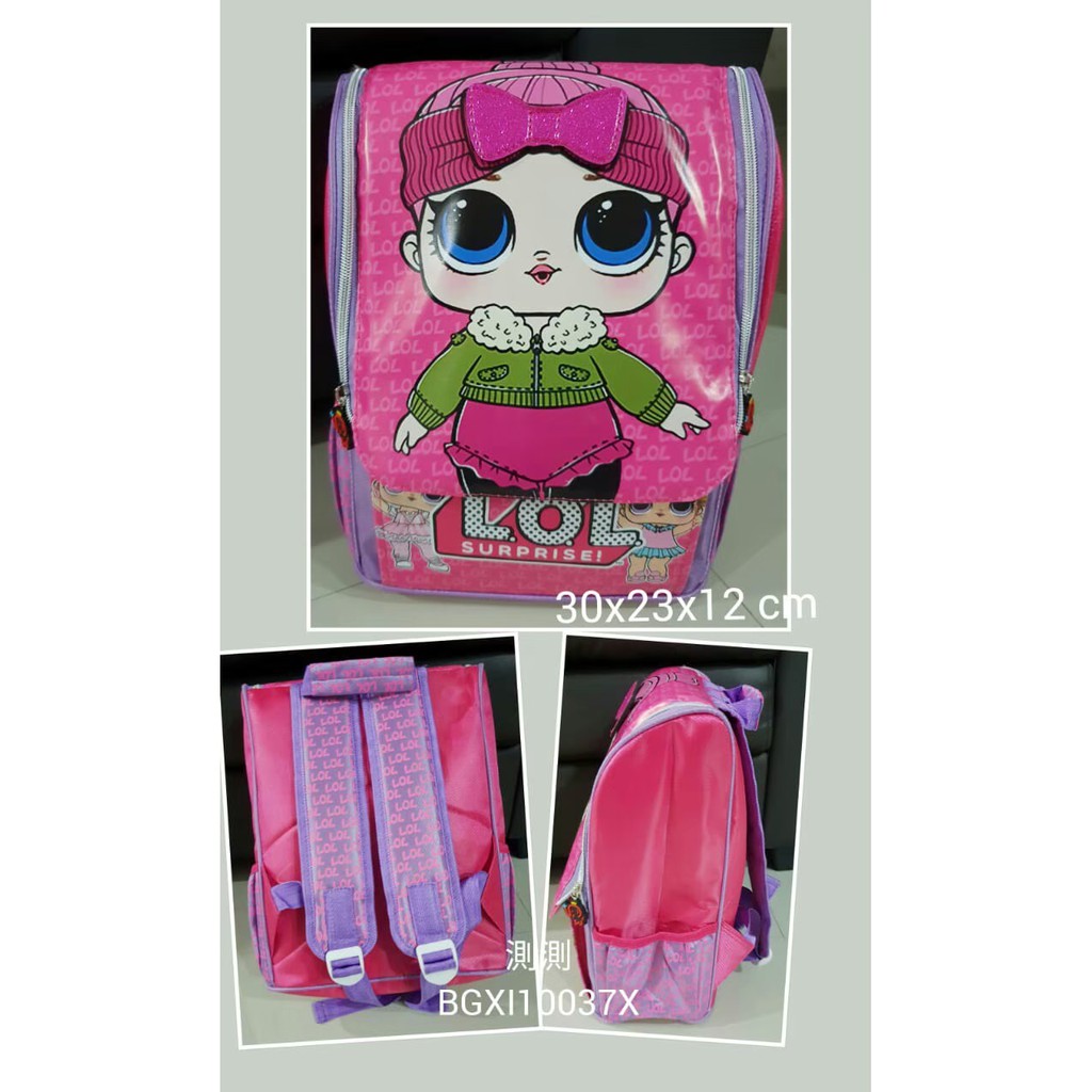 Ready Stock Ransel Anak/Tas Ransel LOL/LOL Backpack/Ransel Payet?tas Ransel Payet