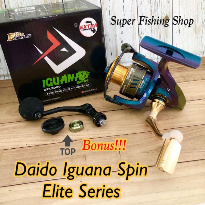 Reel Daido Iguana Elite Series 2000 3000 4000 6000 BONUS HANDLE