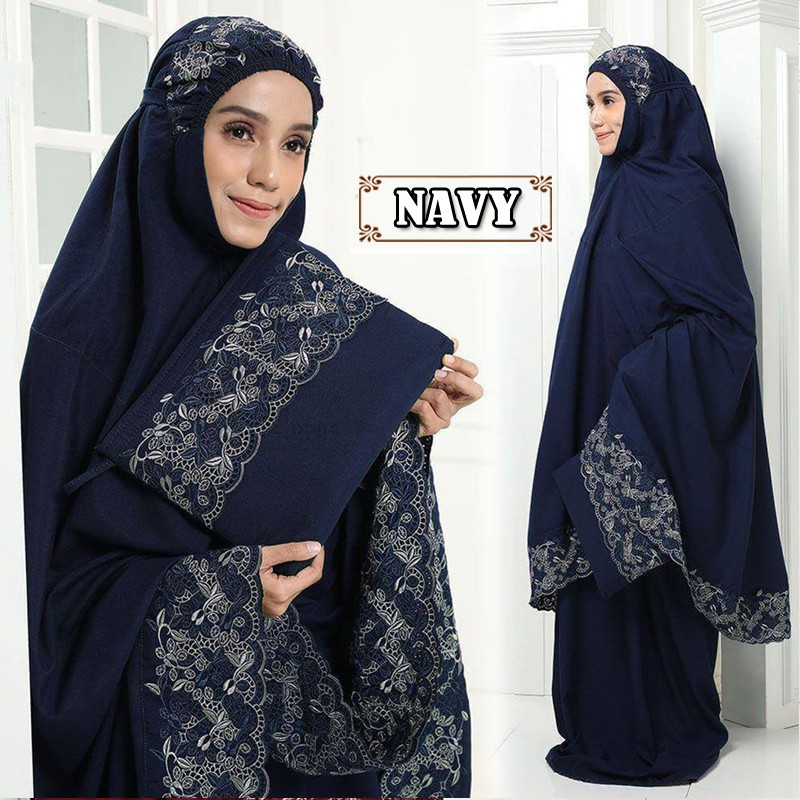 Mukena Dewasa Jumbo Mukenah Renda Bordir Premium Mukena Bali Mukena Traveli Multicolor Mukena Katun