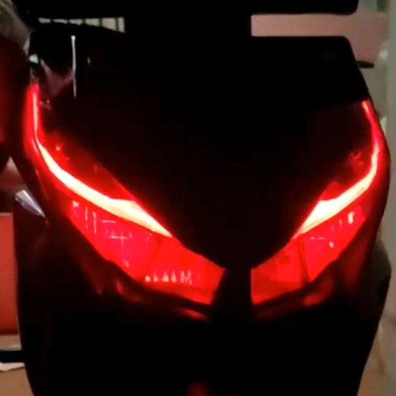 DRL LAMPU LED ALIS PUTIH BIRU 30CM SUPRA MIO JUPITER Z SUPRA X 125 LAMPU ALIS LED PUTIH BIRU MERAH-1