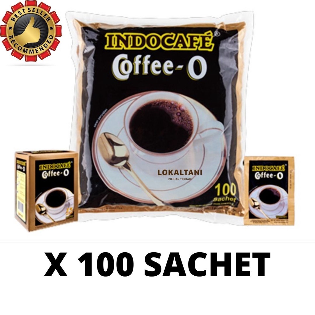 

KOPI HITAM INDOCAFE COFFEE - O isi 100 Sachets