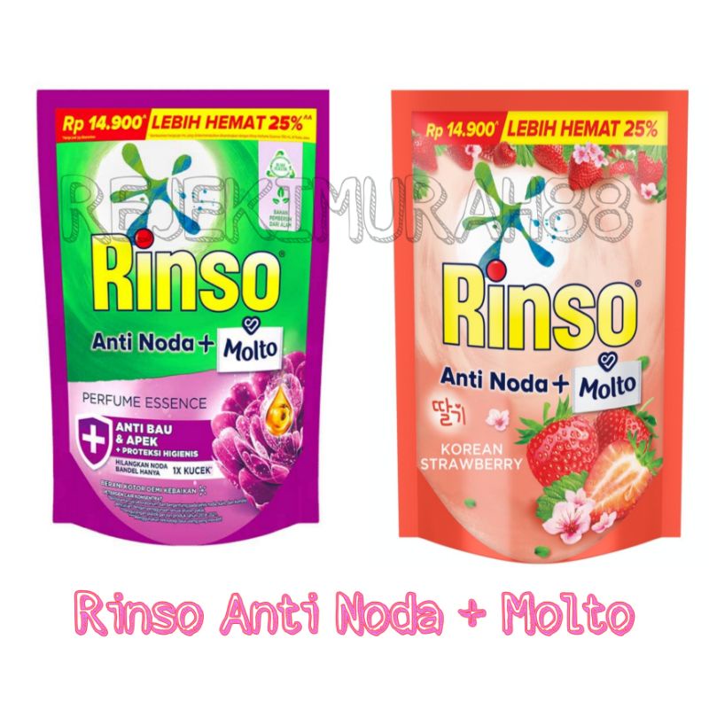 Rinso Molto Korean Strawberry/Parfume Essence 565ML