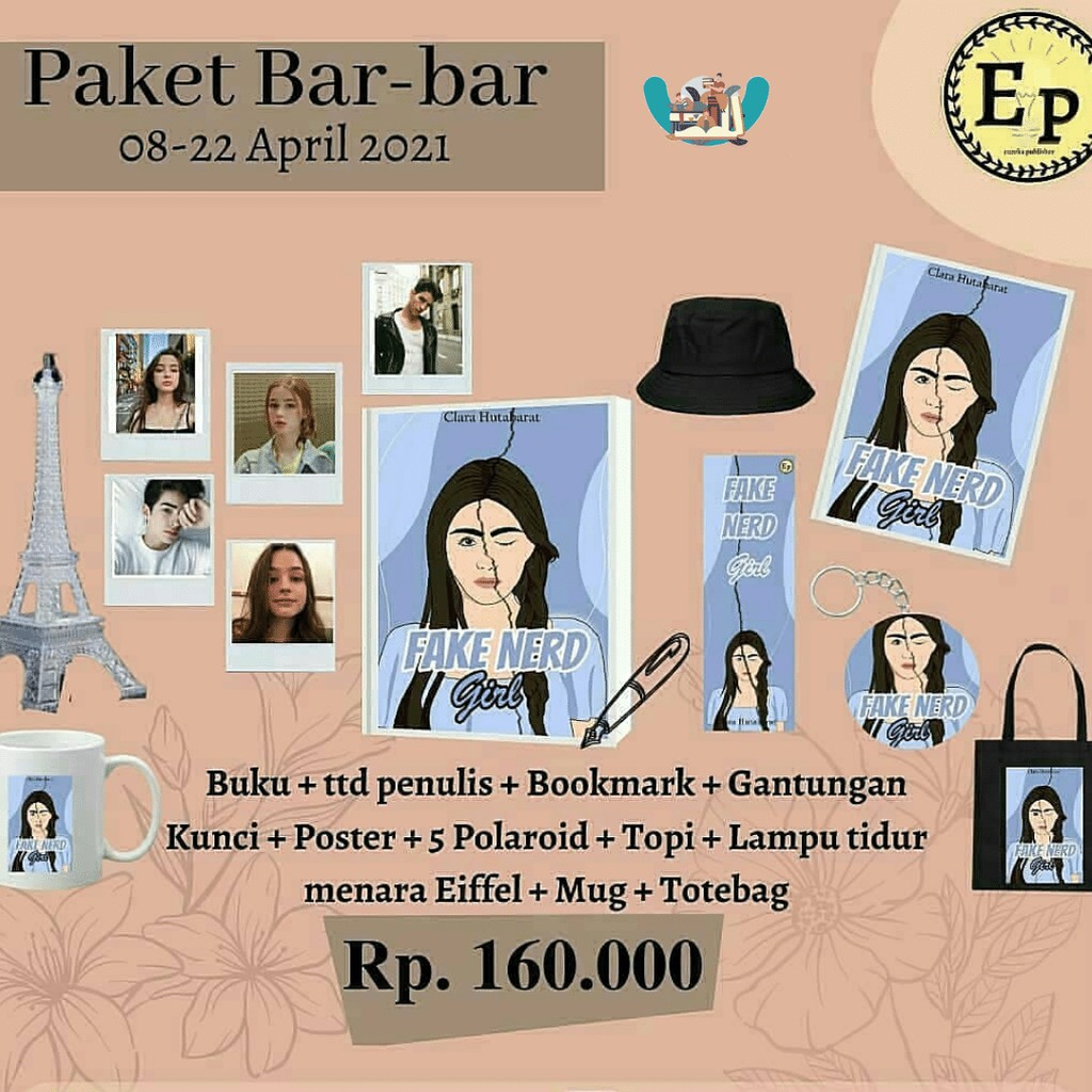 NOVEL FAKE NERD GIRL karya Clara Hutabarat
