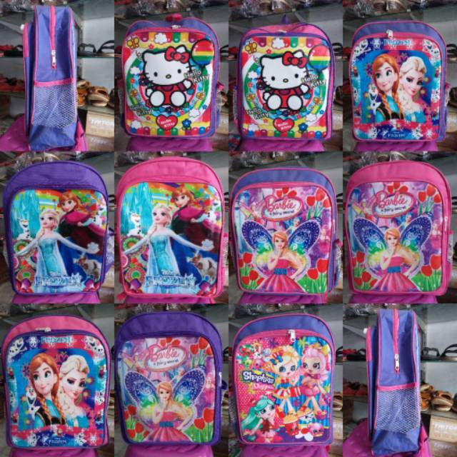 TAS ANAK KARAKTER TAS ANAK SEKOLAH TAS PUNGGUNG ANAK PEREMPUAN TAS ANAK SDTK TAS SOUVENIR ULTAH