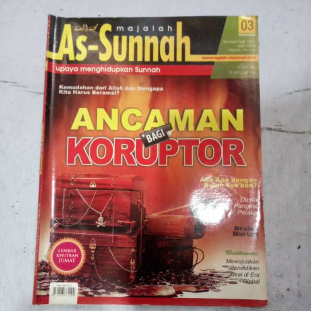 Majalah As-Sunnah ancaman bagi koruptor