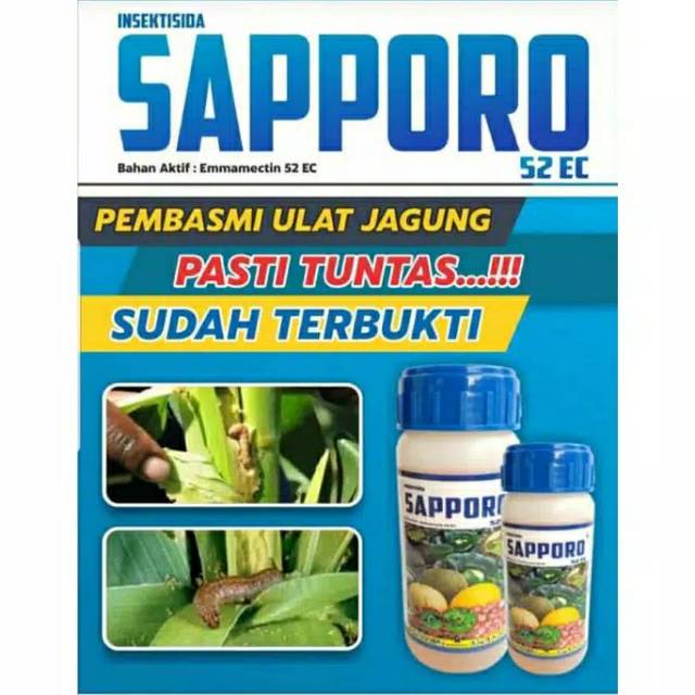 Sapporo Insektisida Pembasmi Ulat Jagung Ampuh 100ml Shopee Indonesia