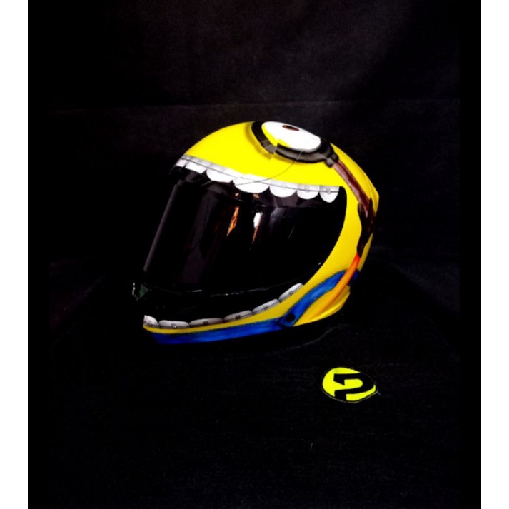 helm hjc minions rpha 10 11 01r custom