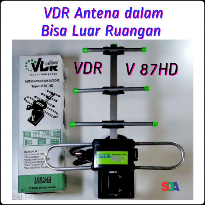 VDR Antena Dalam Luar Indoor Outdoor V-87 HD