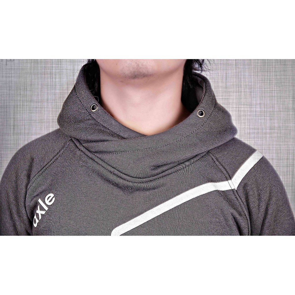 EXCLUSIVE Japan/korean style (SWEATER GREY UNITY HOODIE FINGERLESS AXLE)