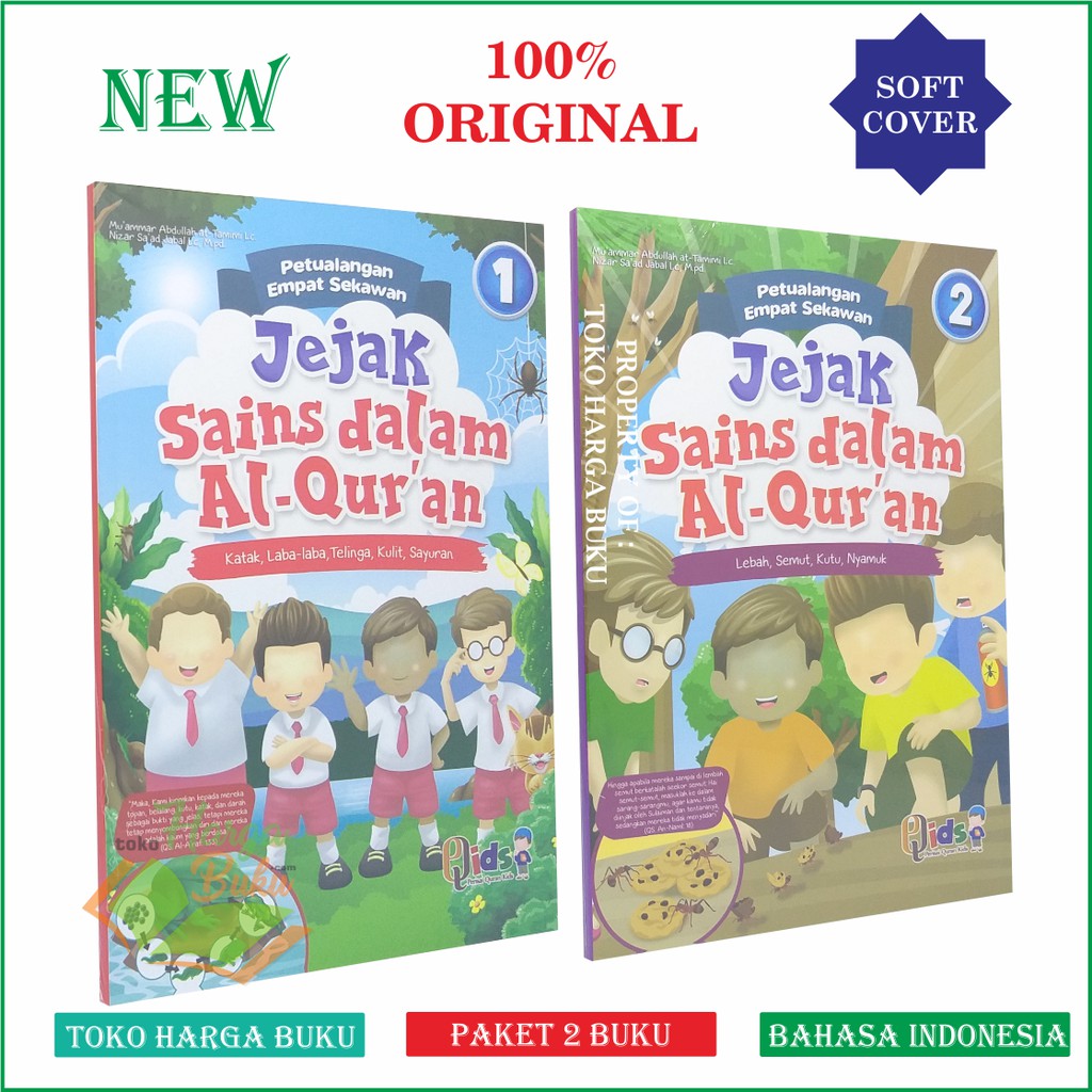 Paket 2 Buku Jejak Sains Dalam Al-Quran Jilid 1 dan 2 - PQQ