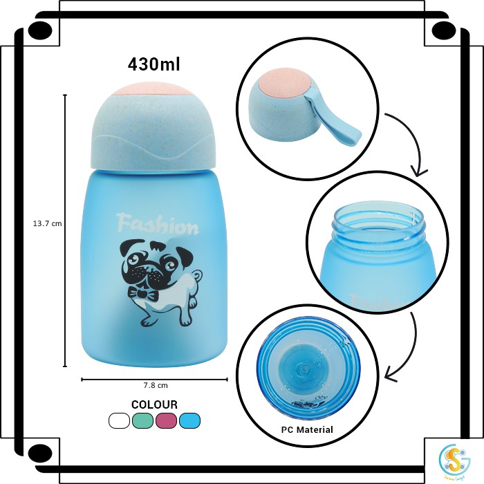 Botol minum plastik Botol Minum Lucu 430 Ml Botol Botol minum plastik Botol Minum Lucu 430 Ml Botol