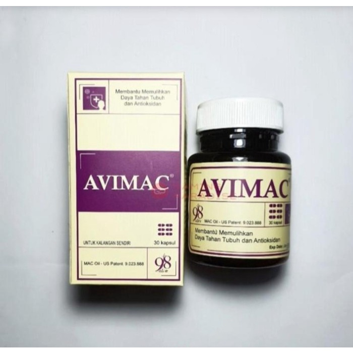 Cintramelin Avimac Suplemen Daya Tahan Tubuh Mac Oil Vitamin Imun Booster Covid