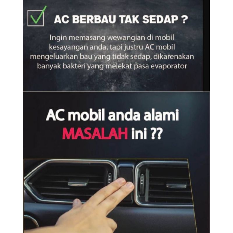 Ac refresher DSC air refresher pembersih AC mobil 500 mili pembersih AC Refresher penyegar AC