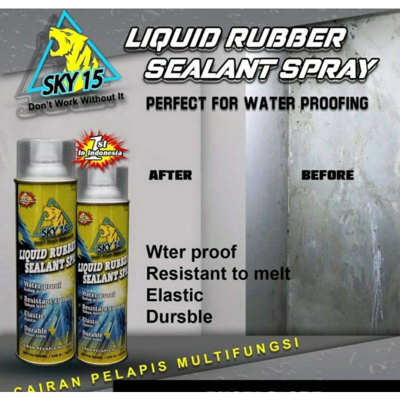 SKY 15 Liquid Rubber Sealent semprotan anti bocor spray anti bocor