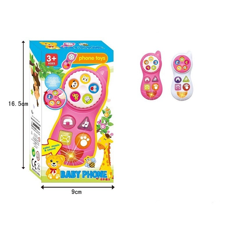 Mainan Edukasi Baby Phone Toys HP baby - Musik dan Lampu CBKS BS