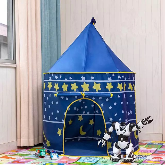 SHENAR TENDA ANAK TENDA MAIN RUMAH RUMAHAN PORTABLE MODEL CASTLE KIDS CAMPING INDOOR OUTDOOR 2 VARIAN WARNA