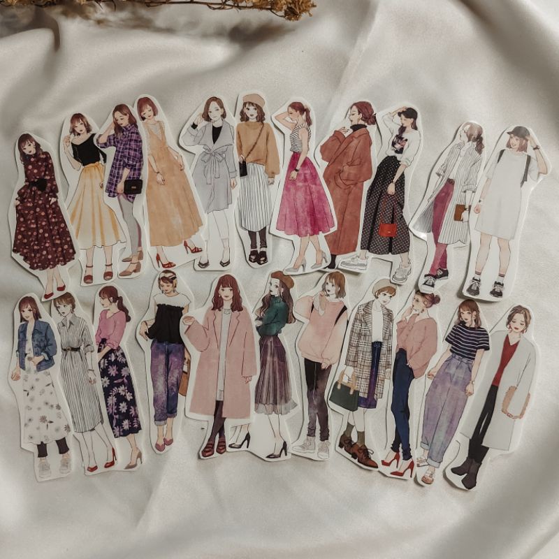 

22pcs Girl Sticker ver2