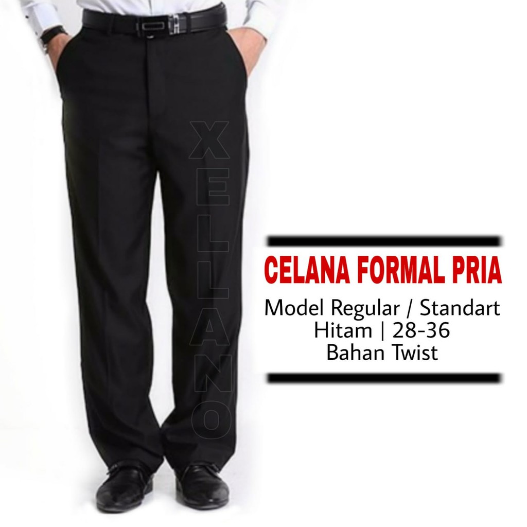  Celana  Formal Panjang Pria  Kerja  Kantor Bahan Reguler 