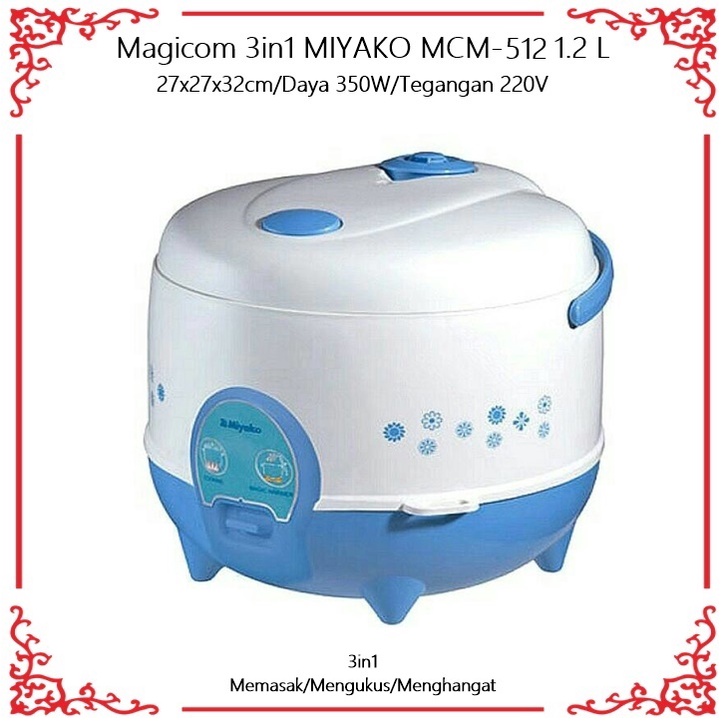 Magicom 3in1 MIYAKO MCM-612 1.2 L