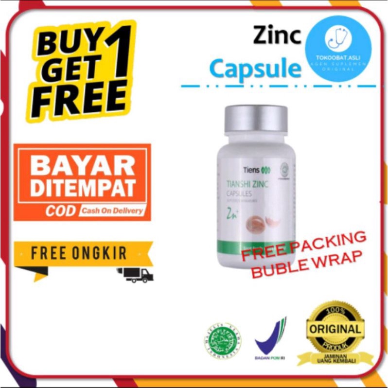 TIENS ZINC KAPSUL - OBAT PENGGEMUK BADAN - ORIGINAL ASLI 100% BY TIENS