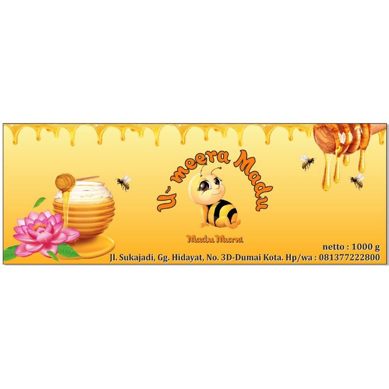

U-meera madu asli/murni dari alam