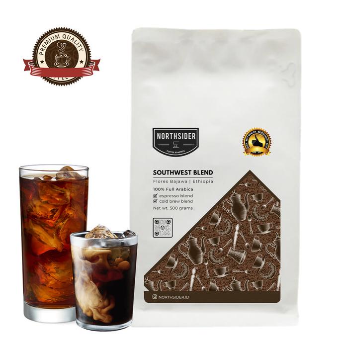 

KOPI BIJI COLD BREW/ESPRESSO BLEND SOUTHWEST - 500GR NORTHSIDER COFFEE -Diskon Besar