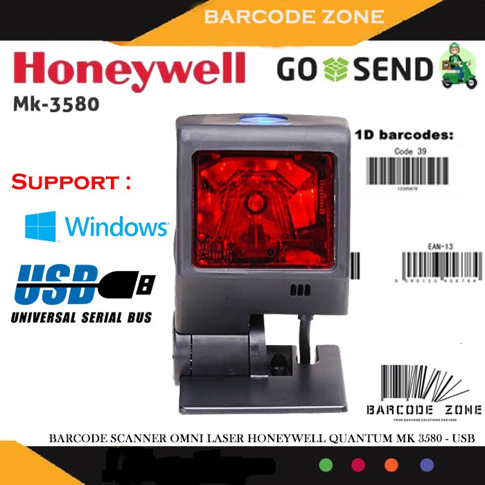 Jual Barcode Scanner Omni Laser Honeywell Quantum Mk 3580 Usb High Speed Indonesia Shopee Indonesia