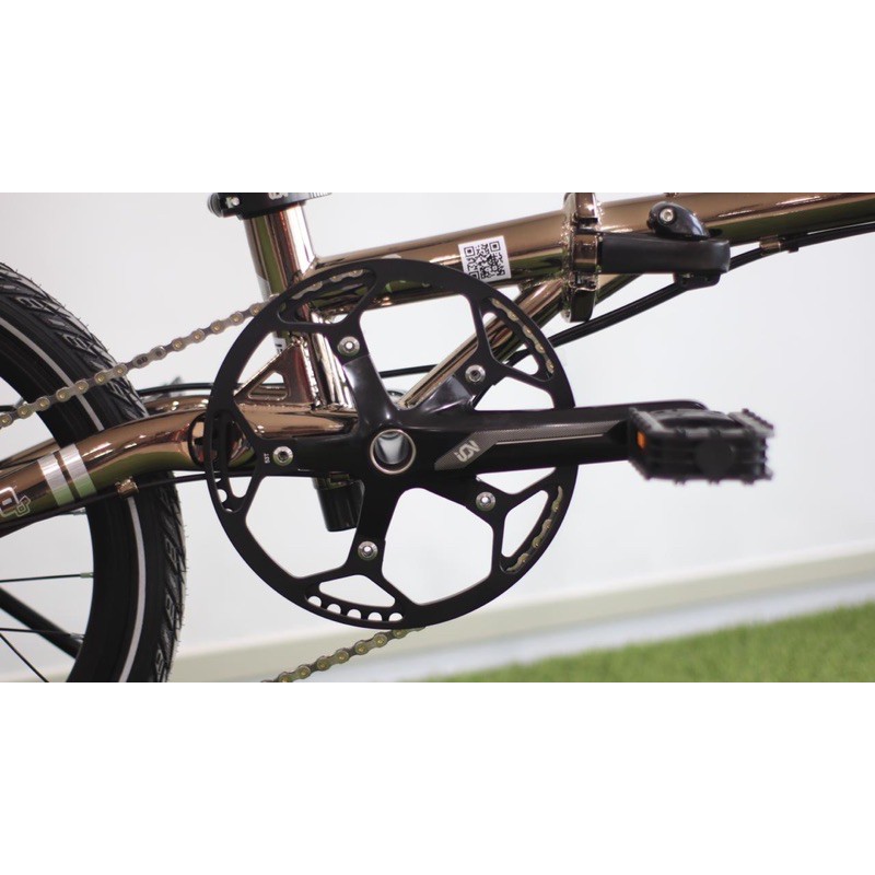 Sepeda Lipat Element Troy 10 Speed Black Diamond Edition SNI Garansi frame 5 tahun bisa kredit COD-4
