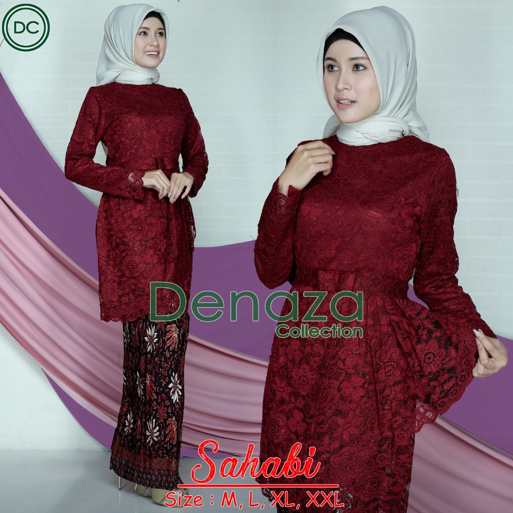 DNZ&gt; KEBAYA SAHABI - BRUKAT KEBAYA MODERN / KEBAYA CANTIK / OUTFIT KONDANGAN / KEBAYA WISUDA MODERN