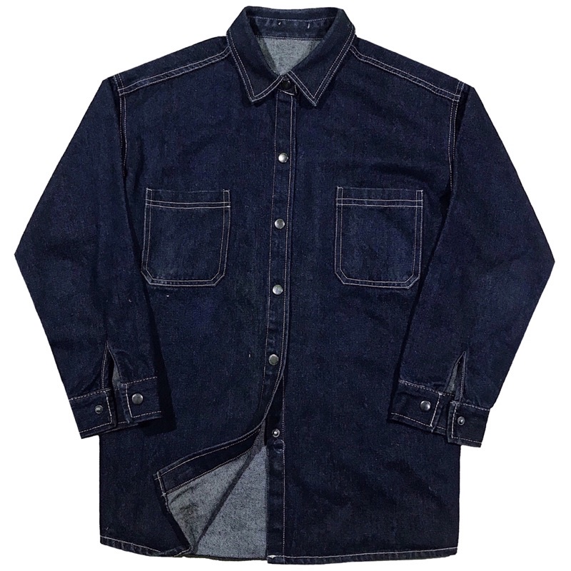 Jaket Jeans Second Blue Indigo Raw Denim Jacket