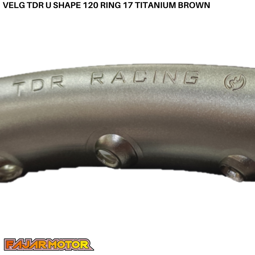 PROMO VELG TDR U SHAPE 120 RING 17 TITANIUM BROWN GREY