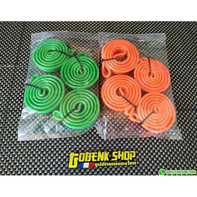 LIS BAN KARET WARNA HIJAU ORANGE NOVICE RING 17