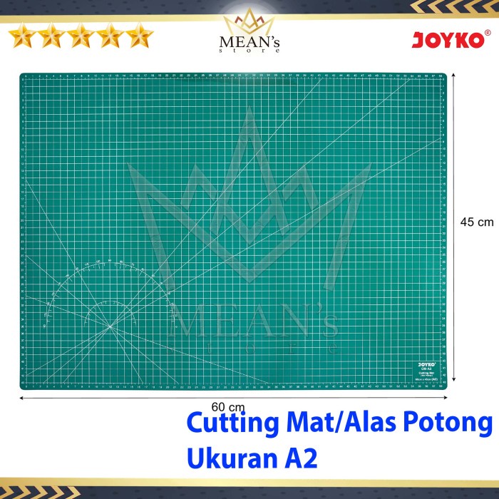

Gaya Cutting Mat Joyko Ukuran A2 / Alas Potong Kertas A2 Limited